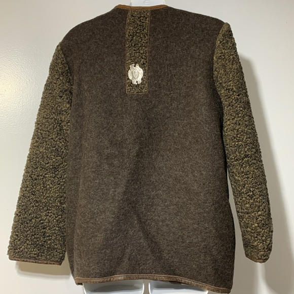 Edelweiss Wool Loden Jacket steampunk unisex - Picture 6 of 8